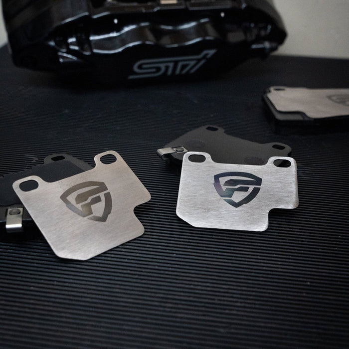 FactionFab Titanium Rear Brake Shim Set 2004 - 2017 Subaru STI - 1.10315.2 - Subimods.com