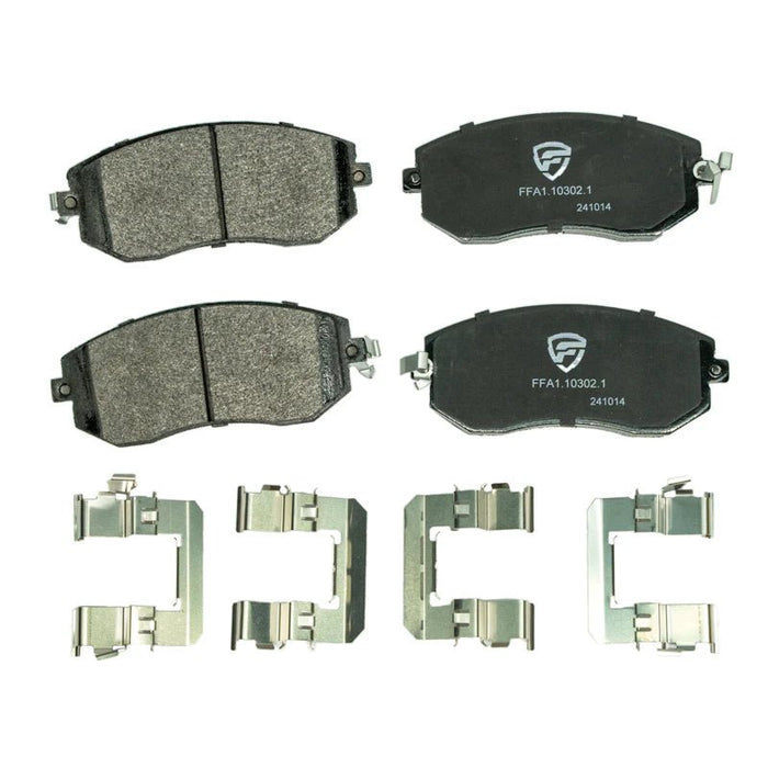 FactionFab V2 Brake Pads Front 2011 - 2014 WRX / 2013 - 2024 BRZ / 2022 - 2024 GR86 / 2013 - 2016 FRS / 2017 - 2021 GT86 - 1.10302.1 - Subimods.com
