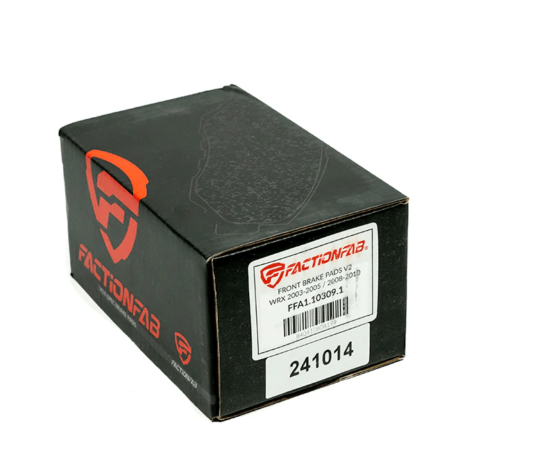 FactionFab V2 Front Brake Pads 2003 - 2005 WRX / 2008 - 2010 WRX - FFA1.10309.1 - Subimods.com