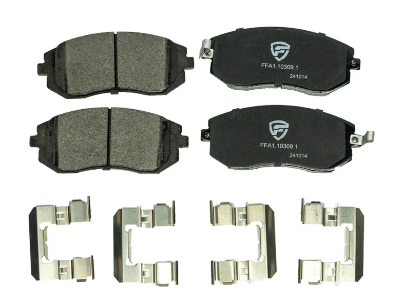 FactionFab V2 Front Brake Pads 2003 - 2005 WRX / 2008 - 2010 WRX - FFA1.10309.1 - Subimods.com