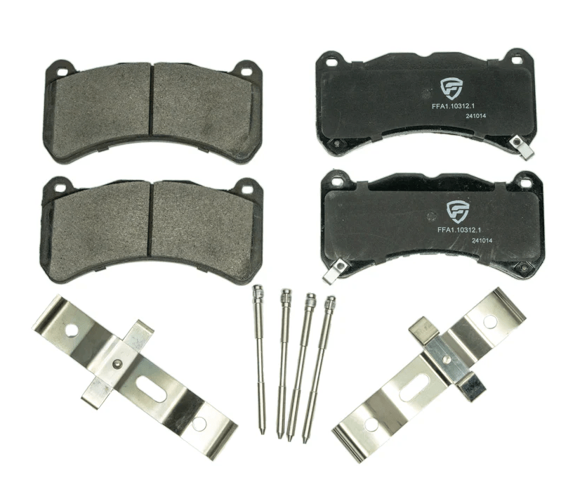 FactionFab V2 Front Brake Pads for 2018-2021 STI & 2024 WRX