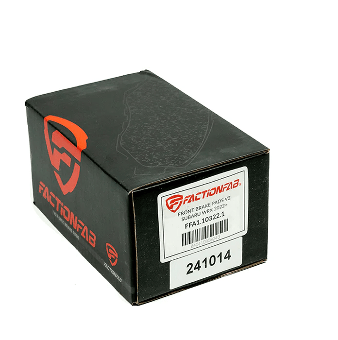 FactionFab V2 Front Pads - 2022 - 2024 WRX - FFA1.10322.1 - Subimods.com