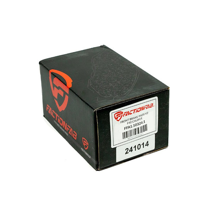 FactionFab V2 Semi - Metallic Brake Pads For Use w/ F40 Caliper - 1.10324.1 - Subimods.com