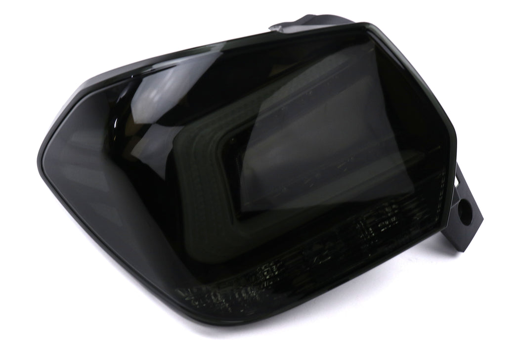 OLM CS Style LED Taillights Dark Smoke Lens, Black Reflector, White C-Bar 2013-2017 Crosstrek