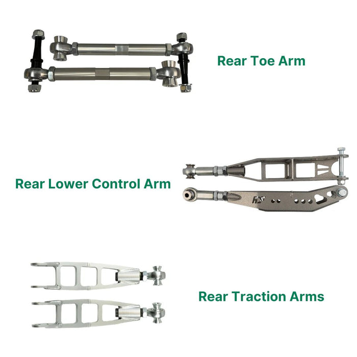 FDF Race Shop Rear Arm Bundle 2013 - 2021 BRZ / 2013 - 2016 FRS / 2017 - 2021 GT86 - Subimods.com