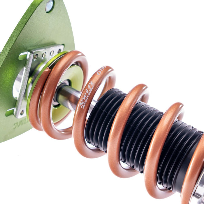 FEAL Suspension 441+ Super Low Series Coilover w/ HFP Dampening, Radial Bearing Upgrade and Swift Springs 2015 - 2021 WRX / 2015 - 2021 STI - 441SU-16+-RB-S - Subimods.com