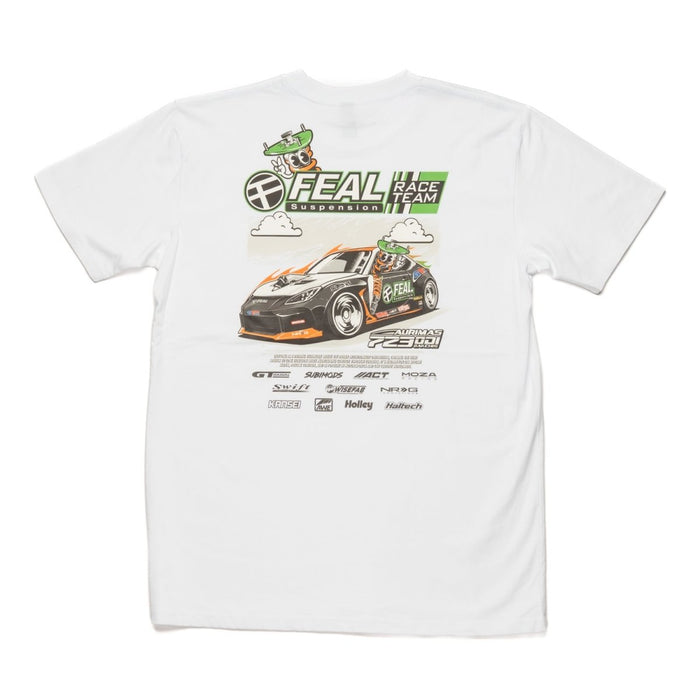 FEAL Suspension Race Team Official "Coils" Short Sleeve Shirt White (All Sizes) - SM-3080-S - Subimods.com