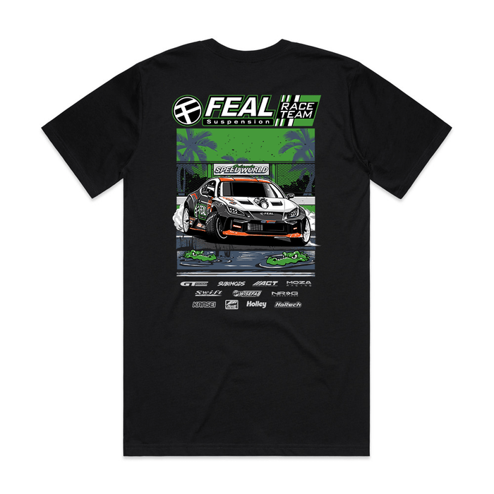 FEAL Suspension Race Team Official "Scorched" Short Sleeve Shirt Black (All Sizes) - SM-3084-S - Subimods.com