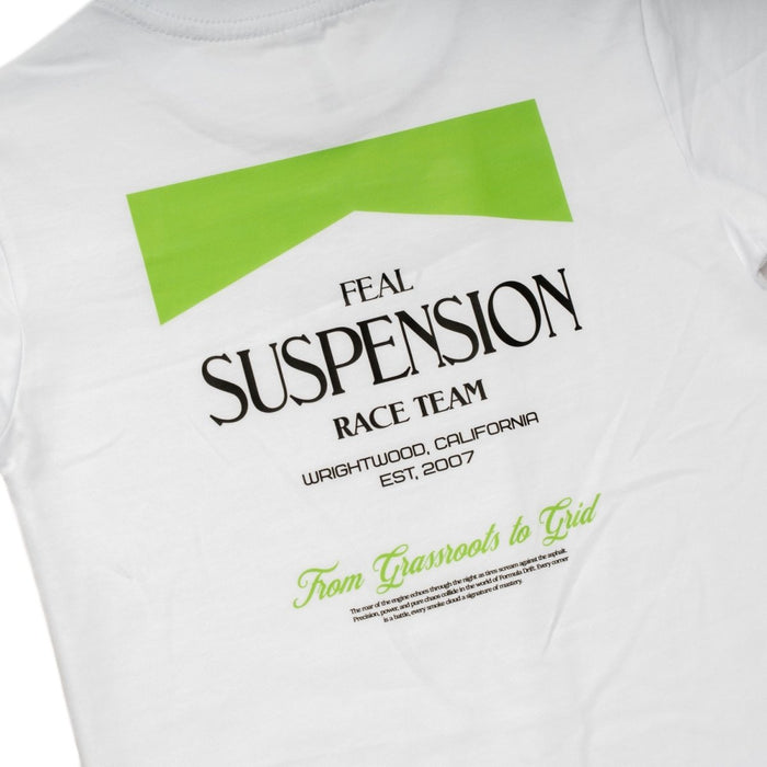 FEAL Suspension Race Team Official "Smoke" Short Sleeve Shirt White (All Sizes) - SM-3081-4 - Subimods.com