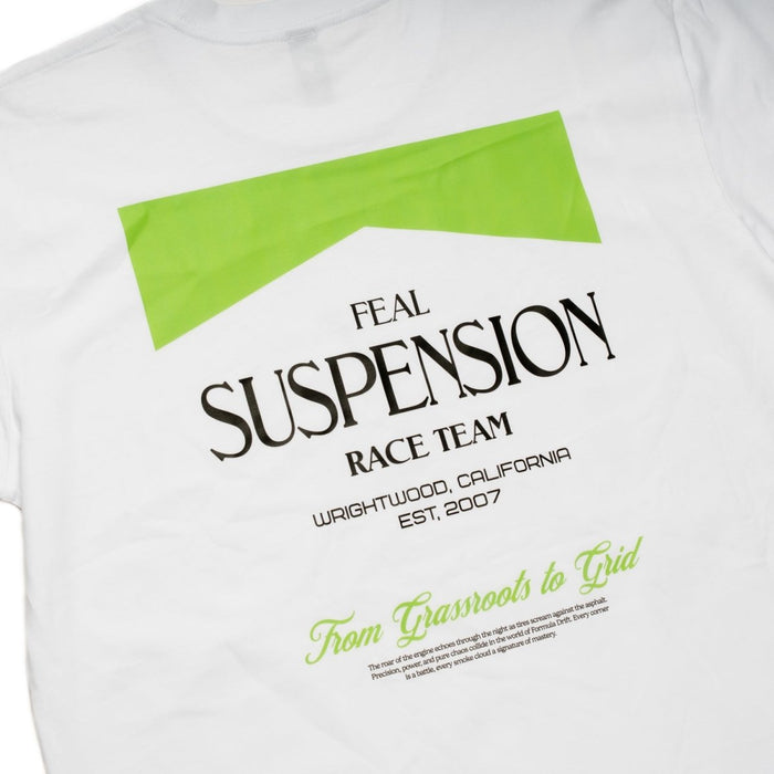 FEAL Suspension Race Team Official "Smoke" Short Sleeve Shirt White (All Sizes) - SM-3081-S - Subimods.com