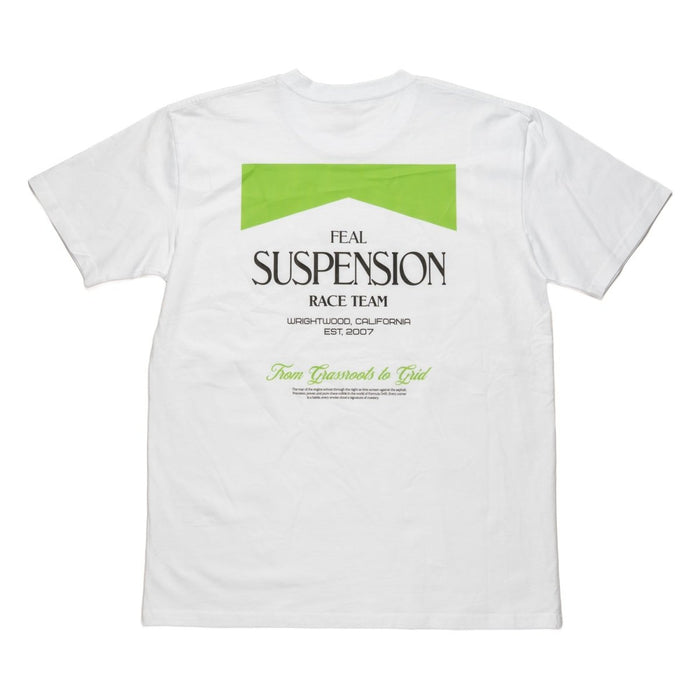 FEAL Suspension Race Team Official "Smoke" Short Sleeve Shirt White (All Sizes) - SM-3081-S - Subimods.com