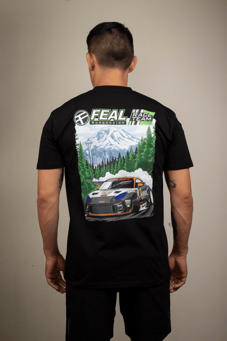 FEAL Suspension Race Team Official "Throwdown" Short Sleeve Shirt Black (All Sizes) - SM-3114-S - Subimods.com
