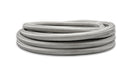 Vibrant Performance Braided Rubber Lined Flex Hose Stainless Steel -6AN