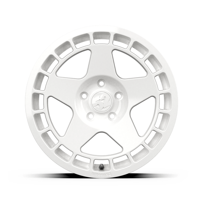 fifteen52 Rally Sport Turbomac Rally White 18x8.5 5x114.3 30mm Offset 2015 - 2024 WRX / 2011 - 2021 STI - TURRW-88554+30 - Subimods.com