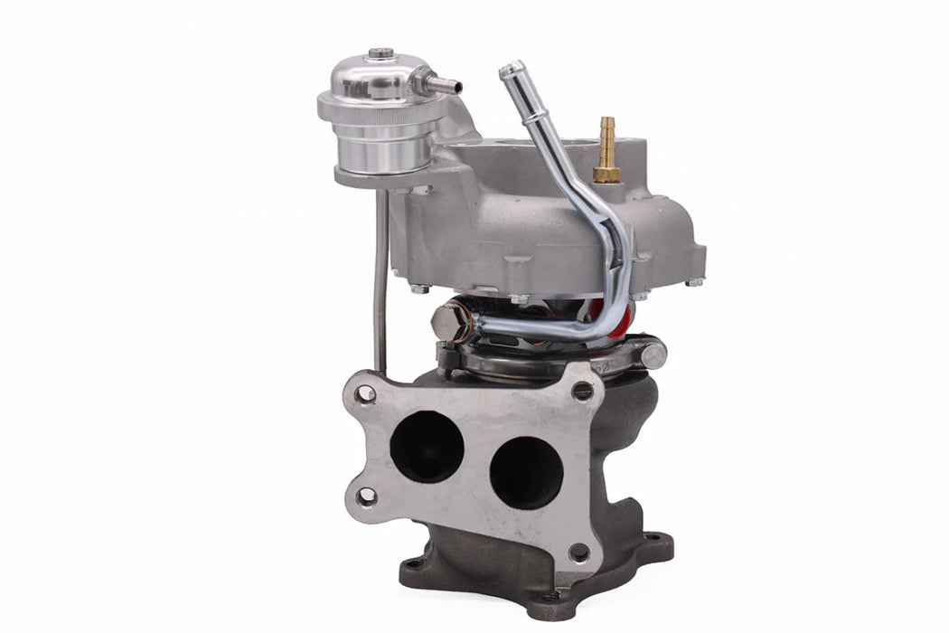 Forced Performance Blue Turbo 58mm Cover w/ 10cm Hot Side and Tial MVI Internal Wastegate 2015 - 2021 WRX - 2025220 - Subimods.com