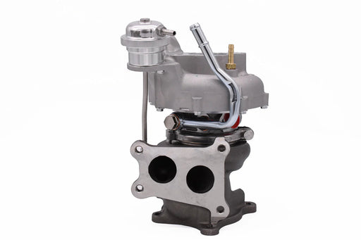 Forced Performance Blue Turbo 58mm Cover w/ 10cm Hot Side and Tial MVI Internal Wastegate 2015 - 2021 WRX - 2025220 - Subimods.com