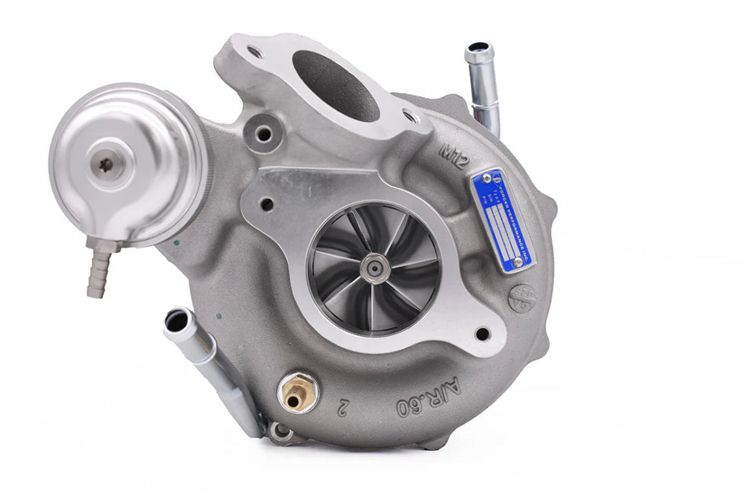 Forced Performance Blue Turbo 58mm Cover w/ 10cm Hot Side and Tial MVI Internal Wastegate 2015 - 2021 WRX - 2025220 - Subimods.com