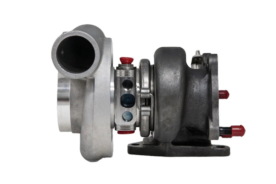 Forced Performance Blue XR 73HTZ Ball Bearing Turbo 84mm Cover w/ 8cm Hot Side and Internal Wastegate 2002 - 2007 WRX / 2004 - 2021 STI - 2027004 - Subimods.com