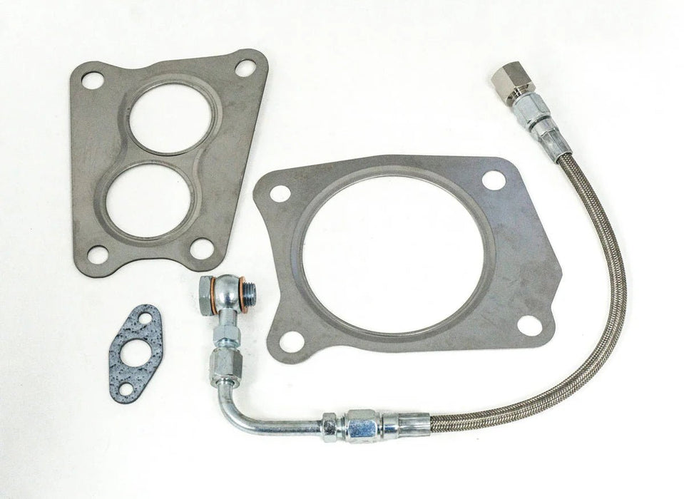 Forced Performance Blue XR Ball Bearing Turbo 58mm Cover w/ 10cm Hot side and Internal Wastegate 2015 - 2021 WRX - 2025275 - Subimods.com