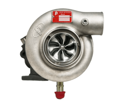 Forced Performance Red HTZ Turbo 84mm Cover w/ 10cm Hot Side and Internal Wastegate and Coating 2002 - 2007 WRX / 2004 - 2021 STI - 2025140 - 0502010 - Subimods.com