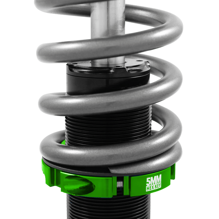Fortune Auto 500 Series Generation 8 Coilovers w/ Hyperco Springs 2005 - 2009 Legacy GT - FA500 - BLBP - HCO - Subimods.com