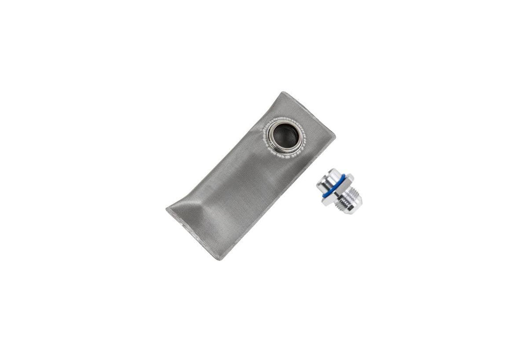 Fuelab In - Tank Fuel Sock Kit, 100 micron stainless steel with - 10AN adaptor fitting, For Use w/ 4x4xx Series Pumps - 83801 - Subimods.com