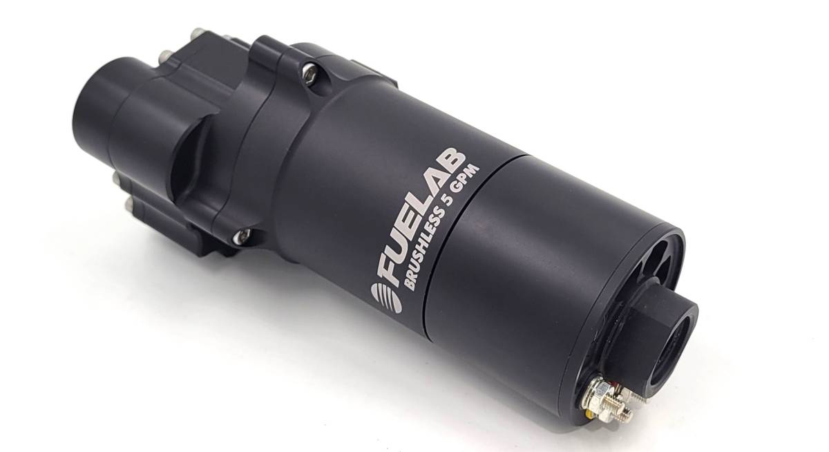 Fuelab PRO Series Extreme Flow In - Line Variable Speed Brushless Fuel Pump, 5 GPM Spur Gear - 40500 - Subimods.com
