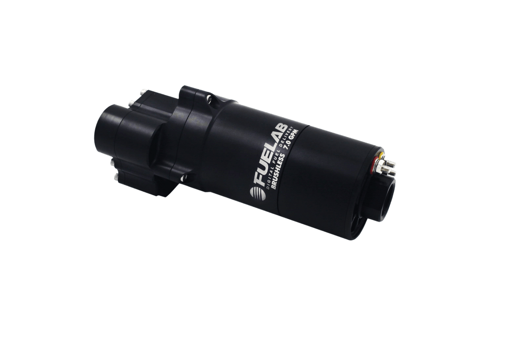 Fuelab PRO Series Extreme Flow In - Line Variable Speed Brushless Fuel Pump, 7 GPM Spur Gear - 40502 - Subimods.com