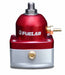 Fuelab Universal EFI Adjustable Fuel Pressure Regulator 25 - 90 psi (2) - 6AN Inlets (1) - 6AN Return Red - 51502-2 - Subimods.com