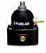 Fuelab Universal EFI Adjustable Mini Fuel Pressure Regulator In - Line 25 - 90 psi 1 - 6AN Inlet 1 - 6AN Return Black - 54501-1 - Subimods.com