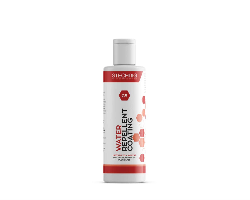 Gtechniq G5 Water Repellent Coating For Glass & Perspex 100mL