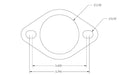 GrimmSpeed 2-Bolt 2.25"/2.5" Gasket 2013-2024 BRZ / 2013-2016 FRS / 2017-2021 GT86 2022-2024 GR86