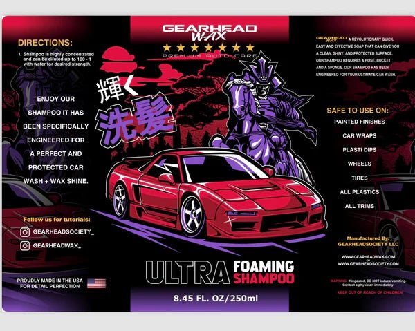 Gearhead Wax Ultra Foaming Shampoo - GHW - 1026 - Subimods.com