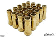 GKTECH Gold Open Ended Lug Nuts Pack of 20 12X1.25 - M125-GOLD - Subimods.com