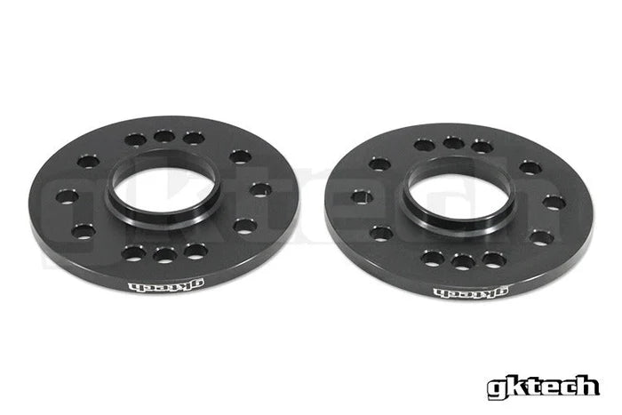 GKTECH Wheel Spacer Pair Black 10mm / 5x100 - SPC2-10MM - Subimods.com