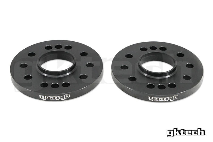 GKTECH Wheel Spacer Pair Black 15mm / 5x100 - SPC2-15MM - Subimods.com