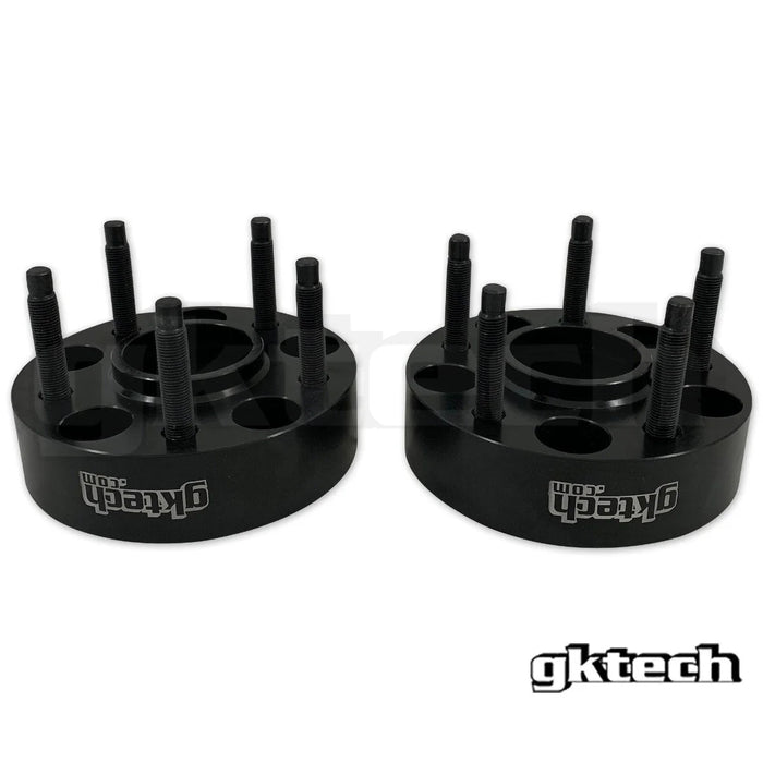 GKTECH Wheel Spacer Pair Black 40mm / 5x100 - 5100-40mm - Subimods.com