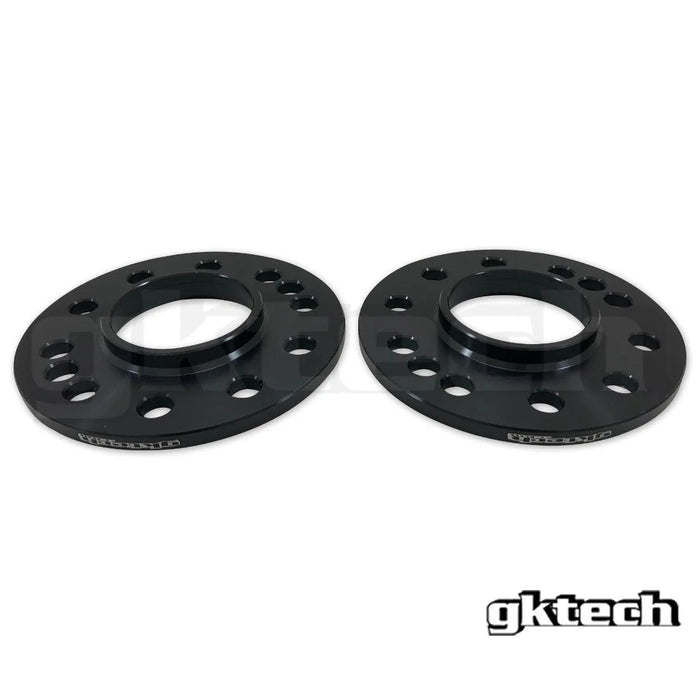 GKTECH Wheel Spacer Pair Black 8mm / 5x100 - SPC2-8MMX - Subimods.com