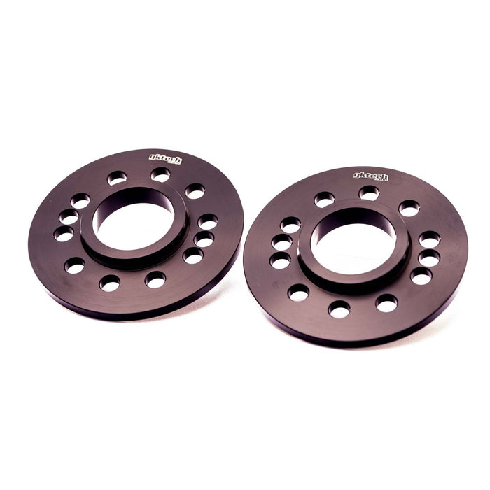 GKTECH Wheel Spacer Pair Black 8mm / 5x100 - SPC2 - 8MMX - Subimods.com