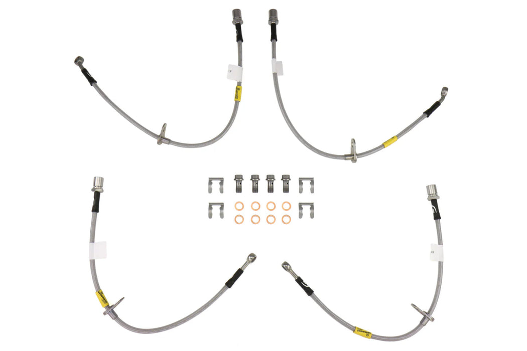 Goodridge G - STOP SS Braided Brake Line Kit 2015 - 2017 STI - 24225 - Subimods.com