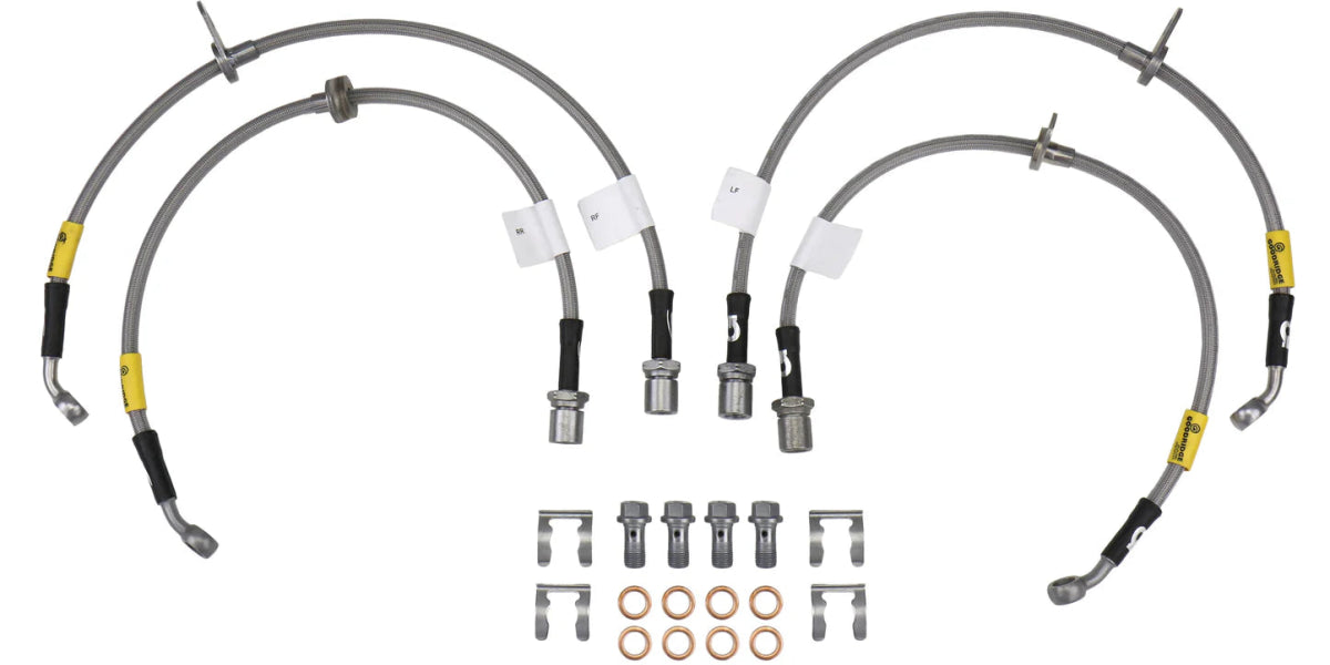 Goodridge G-STOP SS Braided Brake Line Kit for 2018-2021 STI