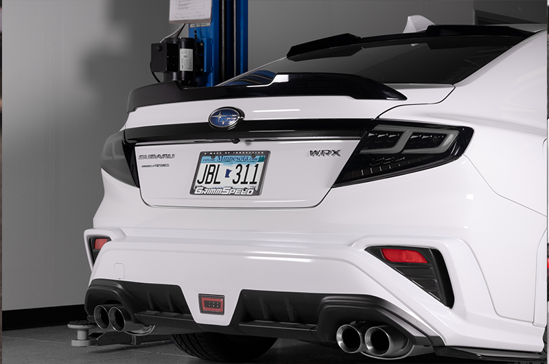 OLM Spec-AR LED Taillights Smoke Lens, Black Base, White Bar 2022-2025 WRX