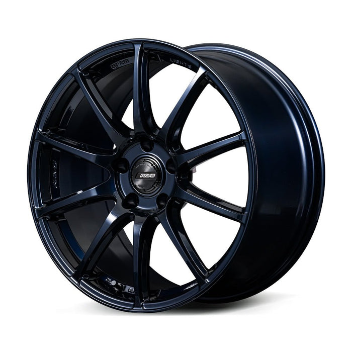 Gram Light 57TR Eternal Blue Pearl 18x9 5x100 +45mm Offset 2013-2025 BRZ / FRS / 86 - WGUW45D2XZ - Subimods.com