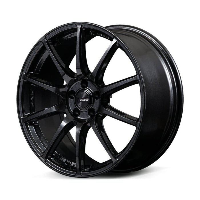 Gram Light 57TR Glass Black 18x9 5x100 +45mm Offset 2013-2025 BRZ / FRS / 86 - WGUW45D6XZ - Subimods.com