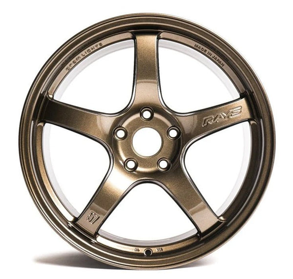 Gram Lights 57CR Almite Gold 18x9.5 5x114.3 for WRX STI 2011