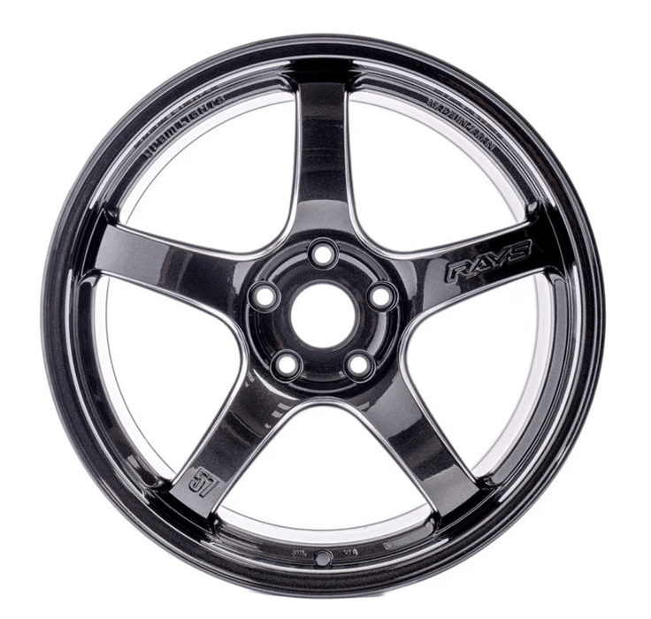 Gram Lights 57CR Glass Black 18x9.5 5x114.3 38mm Offset 2015 - 2024 WRX / 2011 - 2021 STI - WGCRX38EGBP - Subimods.com