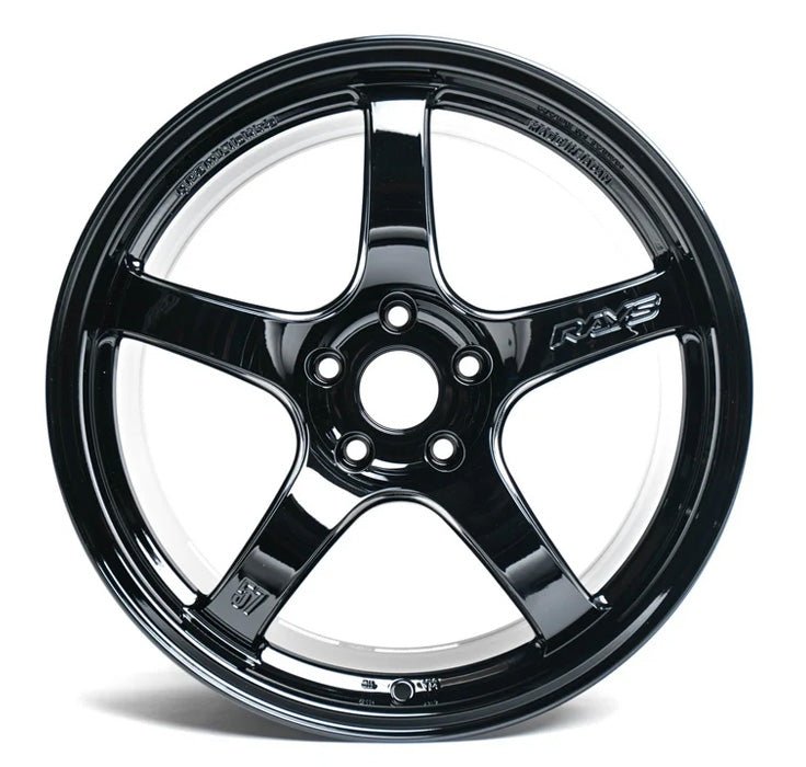 Gram Lights 57CR Gloss Black 18x9.5 5x114.3 22mm Offset - WGCRX22EGX - Subimods.com