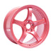 Gram Lights 57CR Sakura Pink w/ Center Cap 18x9.5 5x114.3 38mm Offset 2015-2026 WRX / 2011-2021 STI - WGCRX38EPPC - Subimods.com