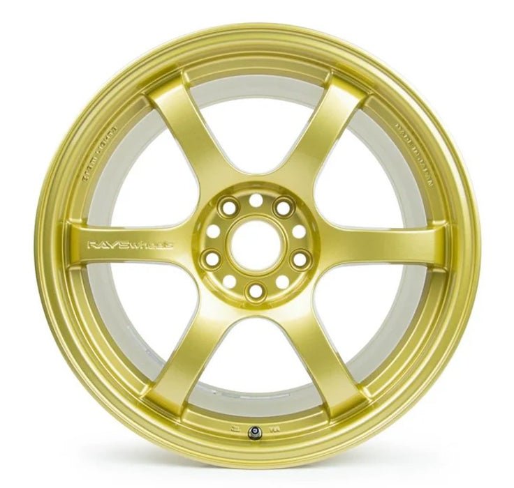 Gram Lights 57DR E8 Gold 18x9.5 5x114.3 38mm Offset 2015 - 2024 WRX / 2011 - 2021 STI - WGIX38EEGP - Subimods.com