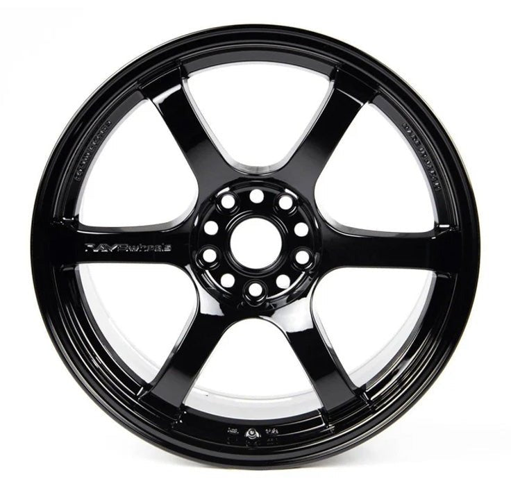 Gram Lights 57DR Glass Black 18x9.5 5x114.3 38mm Offset 2015 - 2024 WRX / 2011 - 2021 STI - WGIX38EGBP - Subimods.com